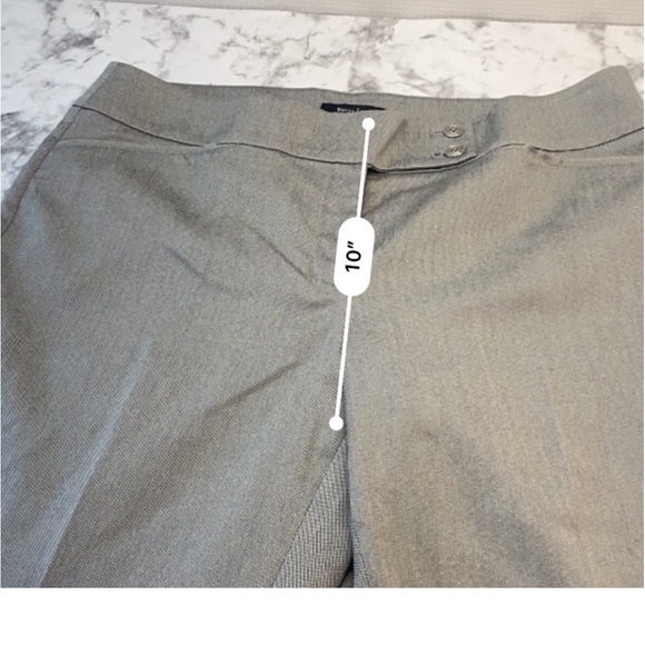 Like New White House Black Market Wide Leg Business Casual Slate Gray Slacks - Picture 10 of 11